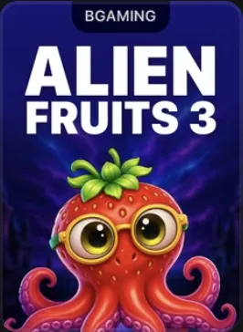 Spielkachel von Alien Fruits 3 mit einer Erdbeer-Krake