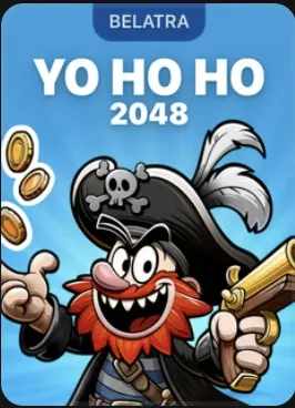 Spielkachel von Yo Ho Ho 2048 mit Piratenkapitän